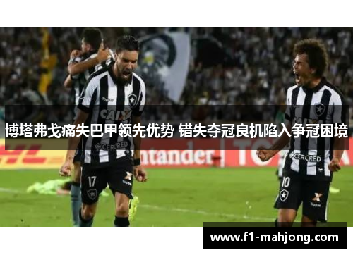 博塔弗戈痛失巴甲领先优势 错失夺冠良机陷入争冠困境
